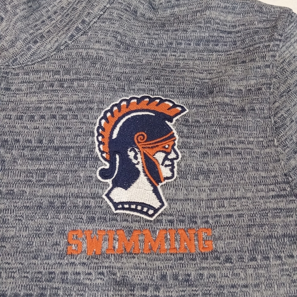 Nike Women's Gray Quarter-Zip Top Size Medium NWT - Picture 4 of 16